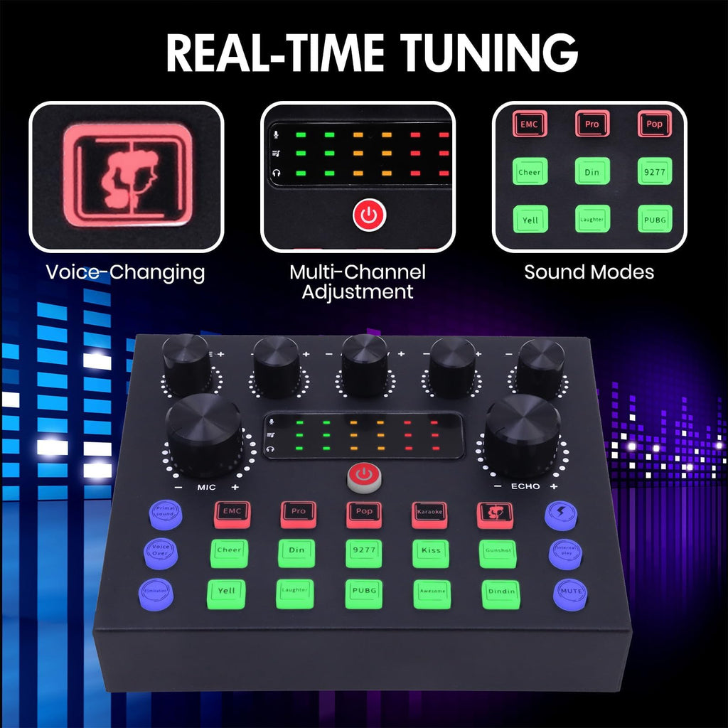 Podcast Equipment Bundle with Voice Changer L8810