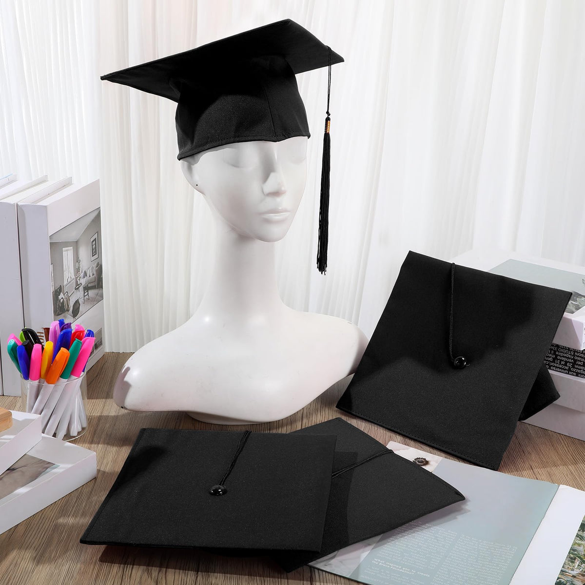 Graduation Cap Bulk Halloween Costume Accessory J851785