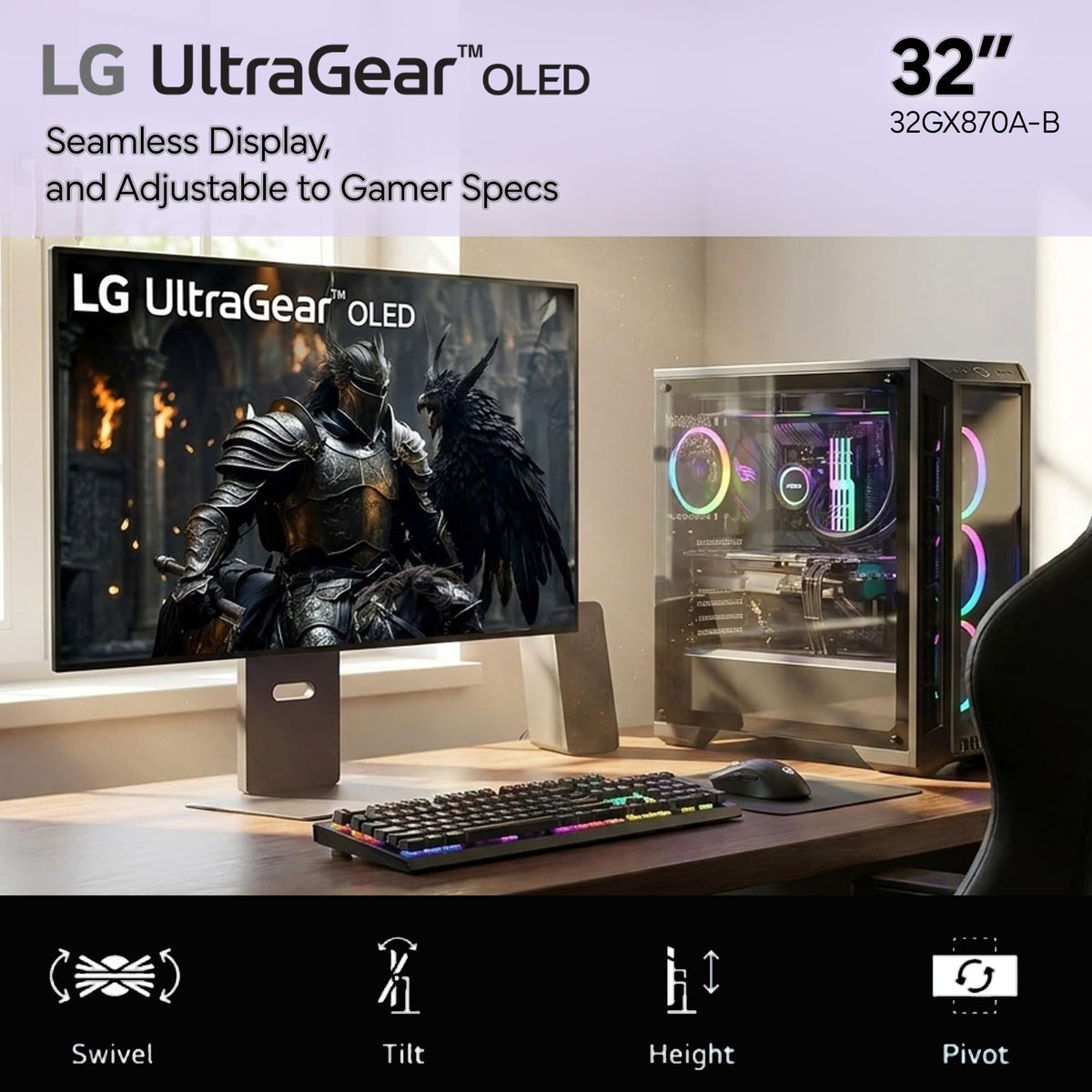 32" OLED Gaming Monitor Y77232
