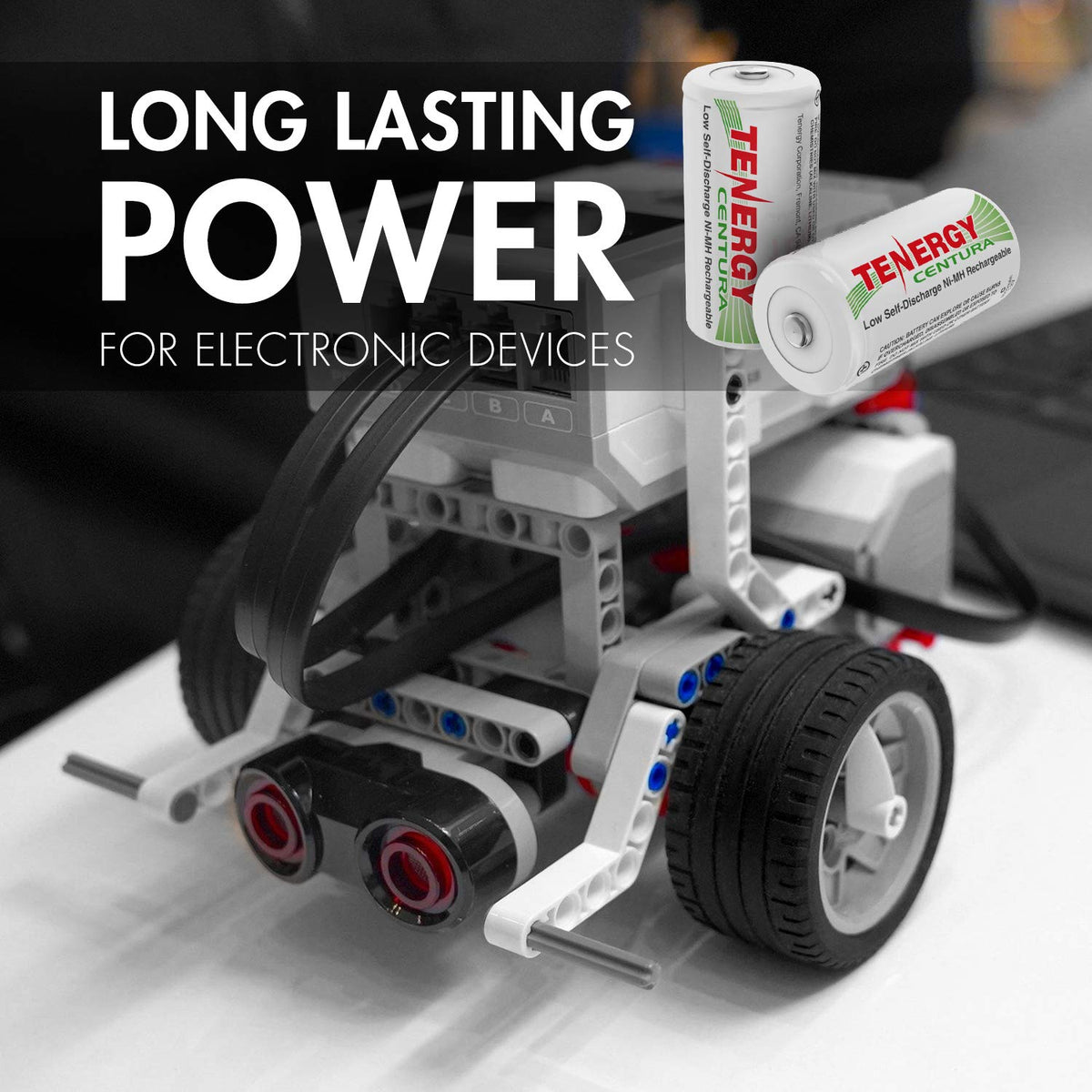 1.2V NiMH Rechargeable D Batteries 8000mAh 4 Pack W863
