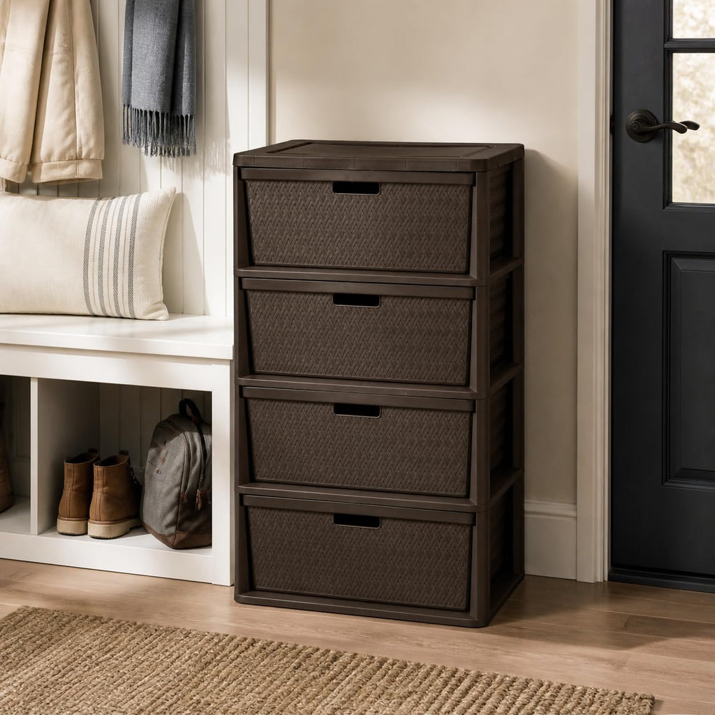 4 Drawer Plastic Storage Organizer K365935