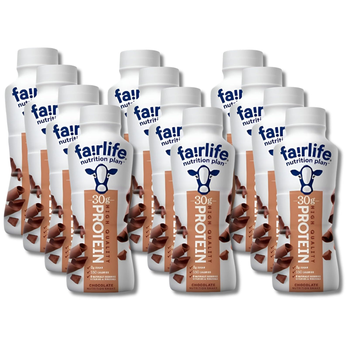 Chocolate 30g Protein Shakes 12 Pack 11.5 fl oz V6894