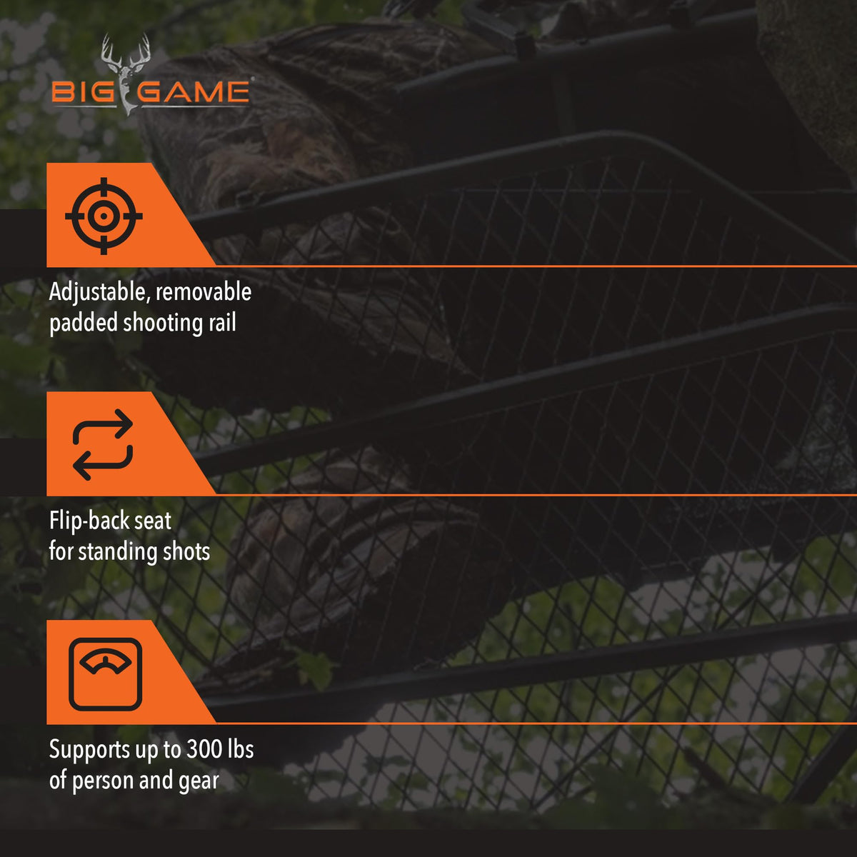 1-Person Hang-On Treestand with Seat P15853