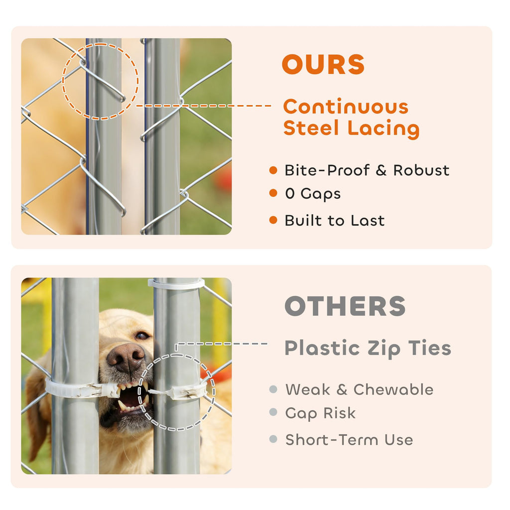 Extra Large Outdoor Dog Kennel 13' x 13' x 6.5' G702