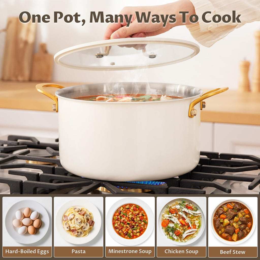 12 Quart Stainless Steel Stock Pot W87414