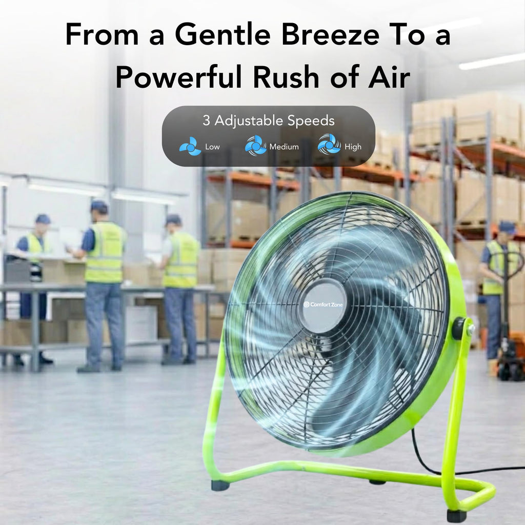20-Inch High-Velocity Industrial Floor Fan Y143