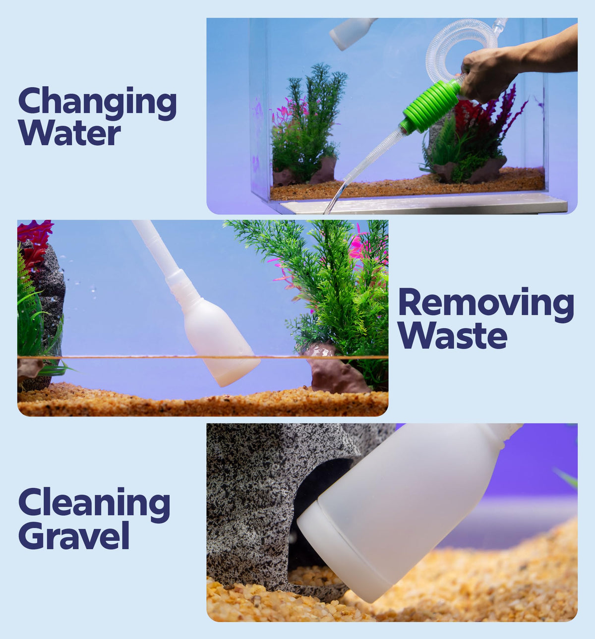 Gravel Vacuum Aquarium Cleaning Tools C287832