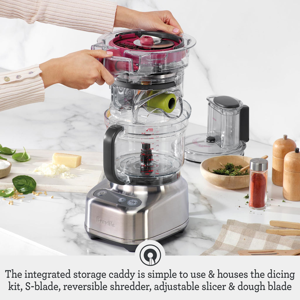 9 Processor and Dicer, Brushed Stainless Steel S4546