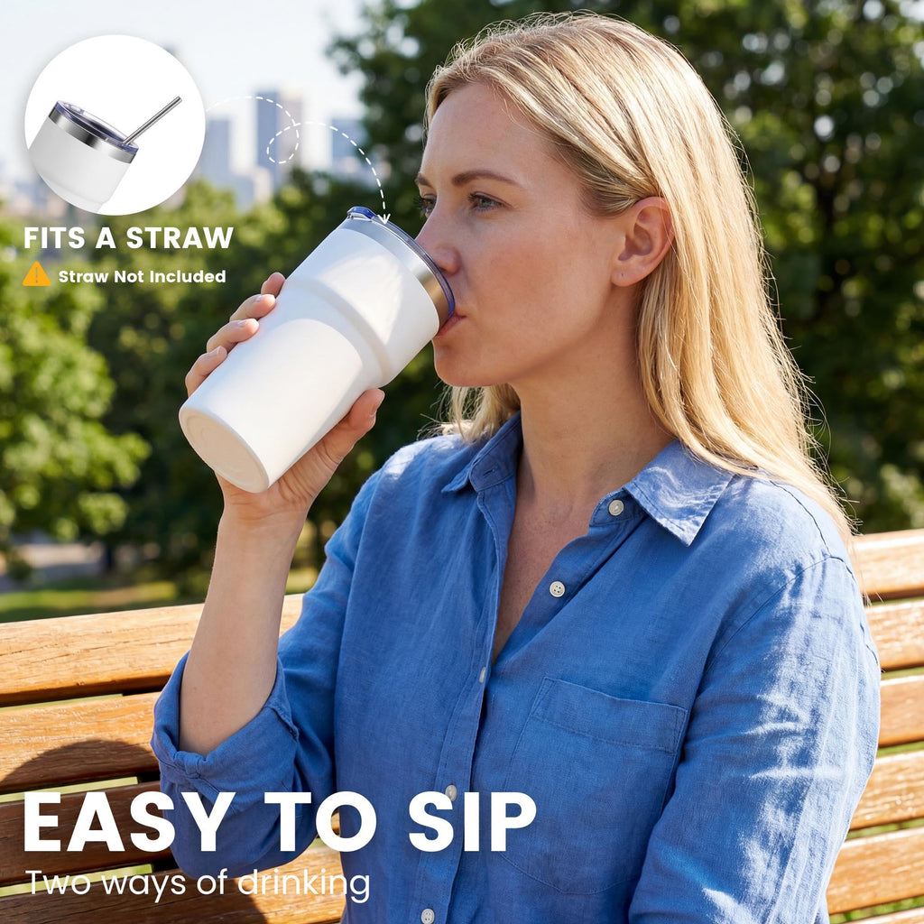 16oz Stainless Steel Insulated Tumbler with Lid K87829