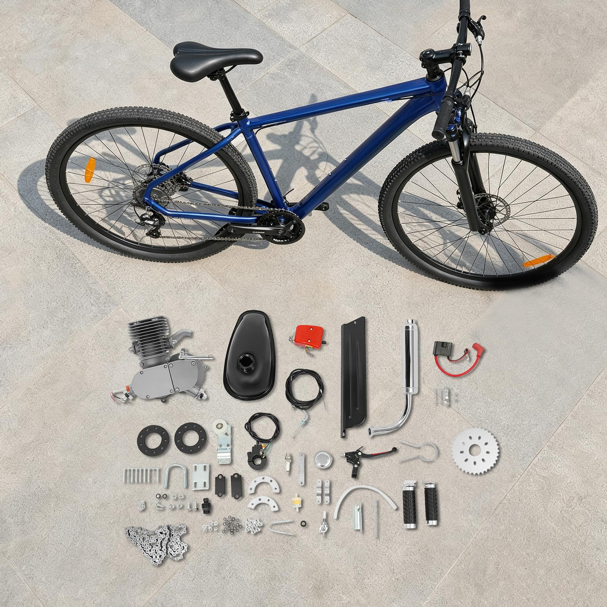 2 Stroke 100CC Bicycle Engine Kit with 36 Tooth Sprocket E433