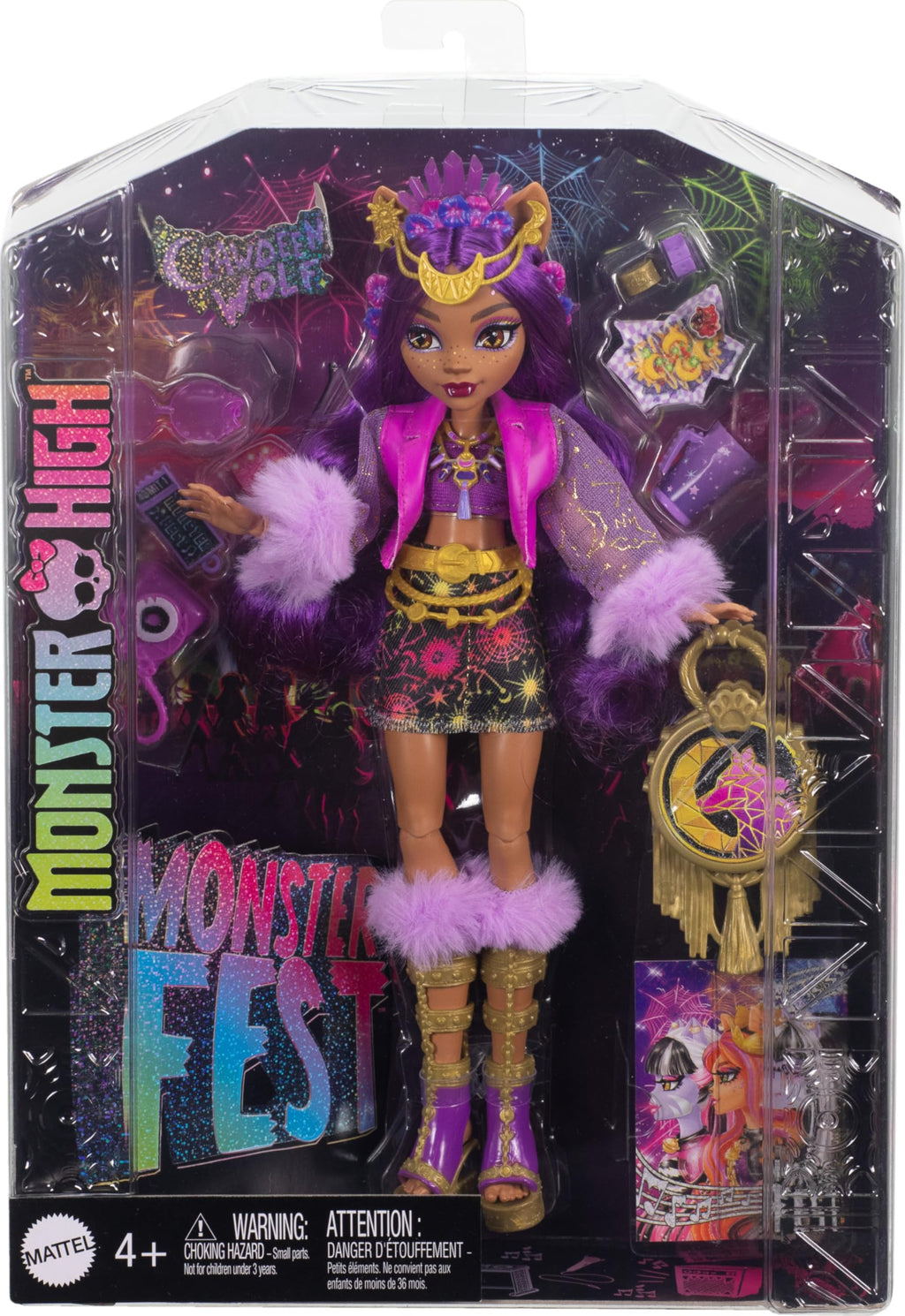 Monster High Doll with Glam Outfit & Accessories S21919