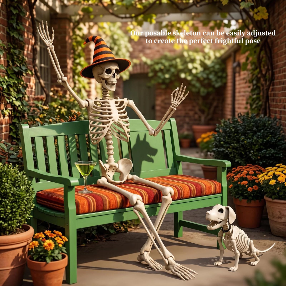 5.4FT Posable Skeleton K810592