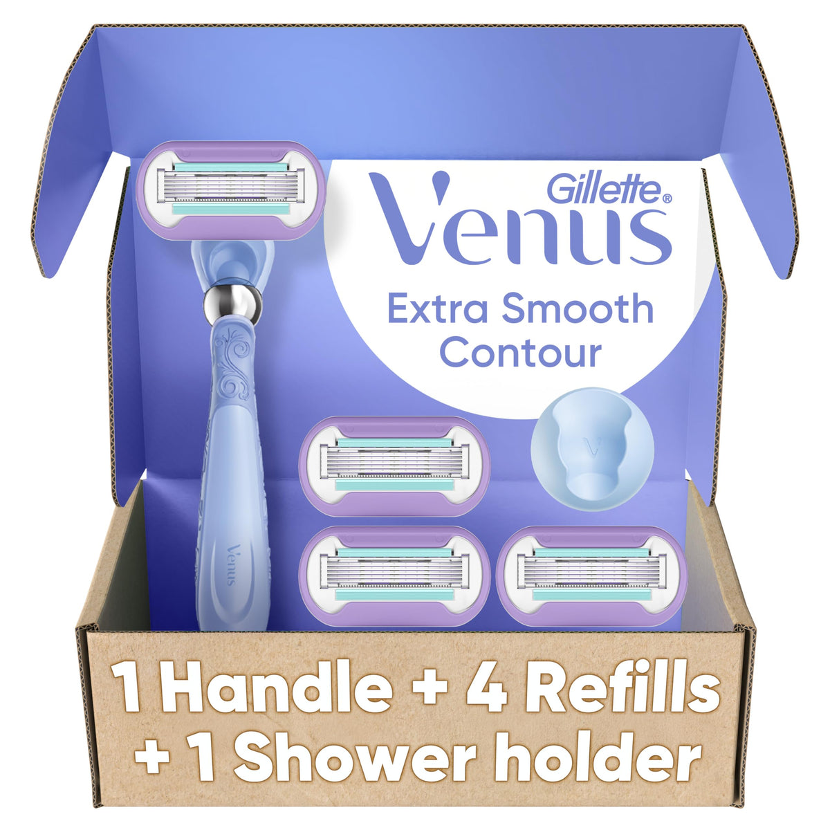 Razor with 4 Count 5-Bladed Refills H1251