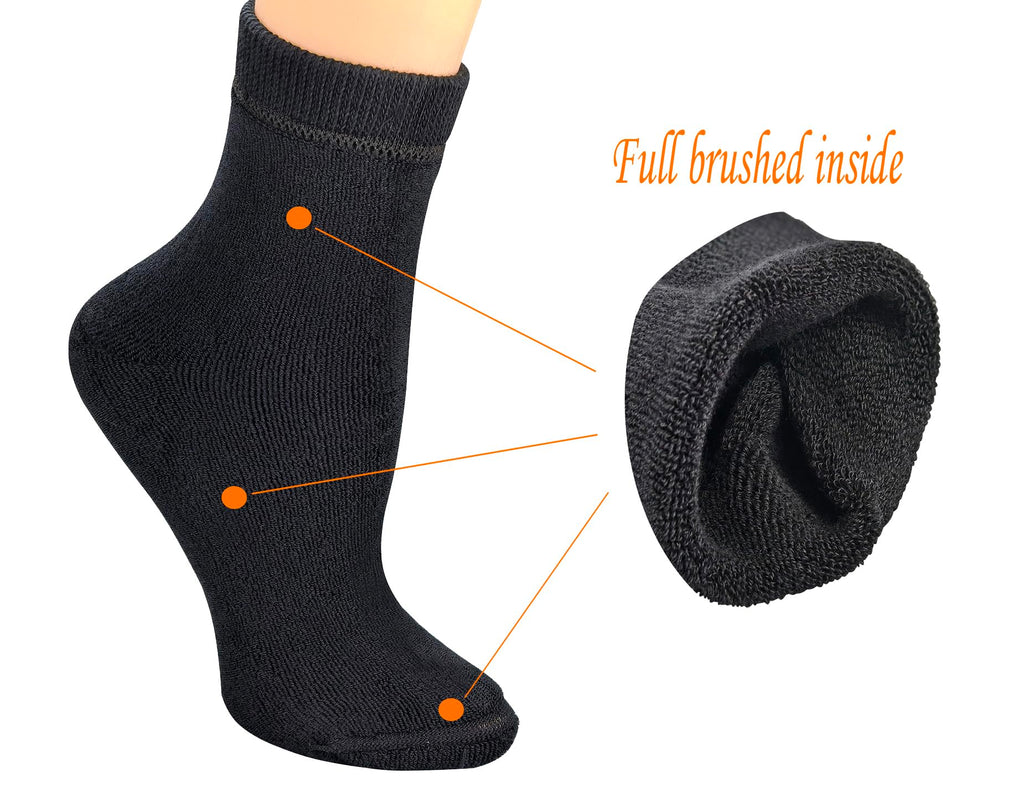 4 Pairs Warm Ankle Socks I18352