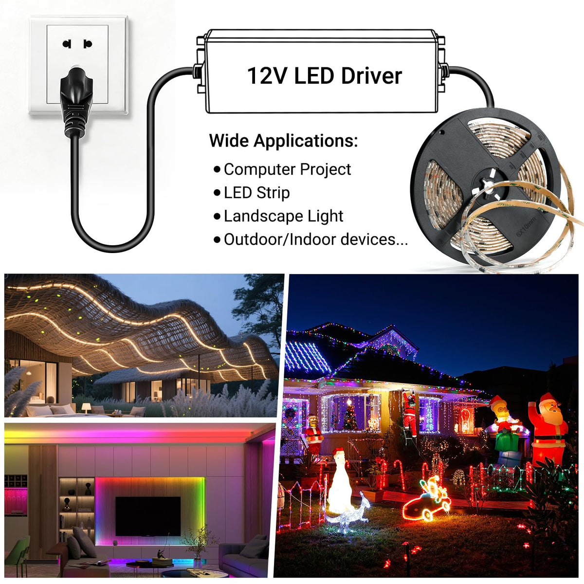 200W IP67 Waterproof 12V LED Power Supply J173403
