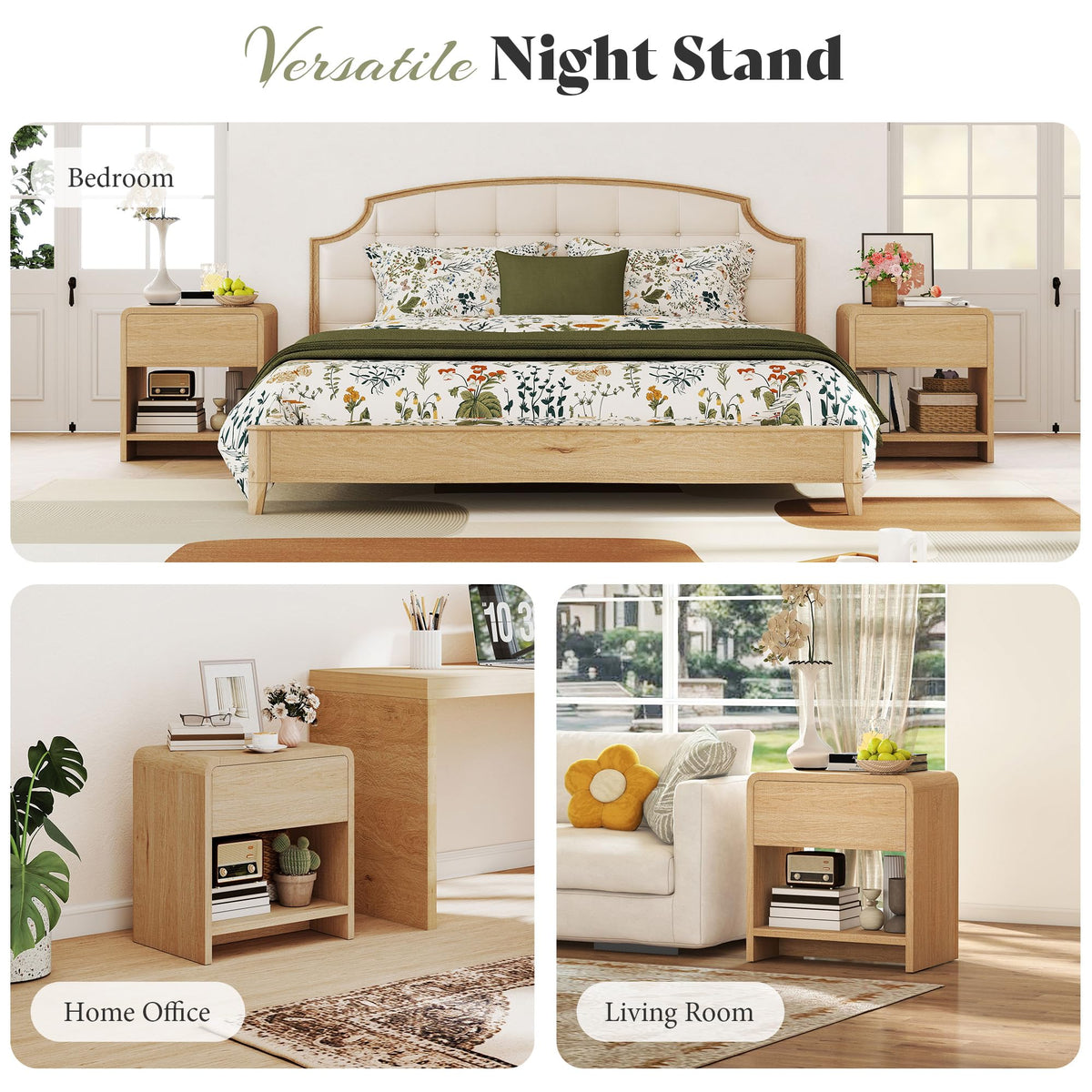 3-Piece Coffee Table Set with 2 End Tables U8187