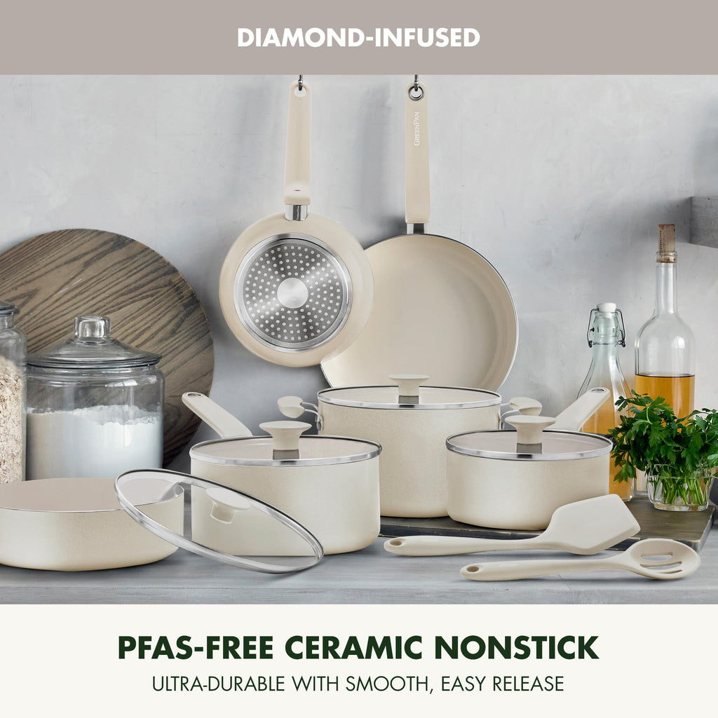 12 Piece Ceramic Nonstick Cookware Set U414