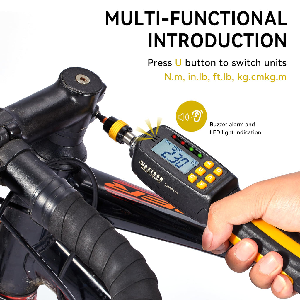 Digital Torque Screwdriver Set, 1/4" Drive, 38-Piece E238483