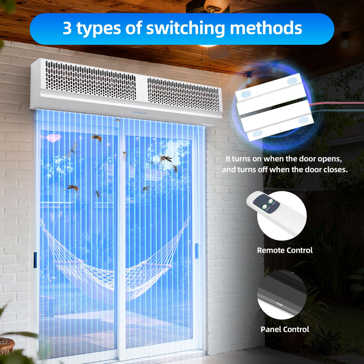 36'' Wall-Mounted 2-Speed Air Curtain X729