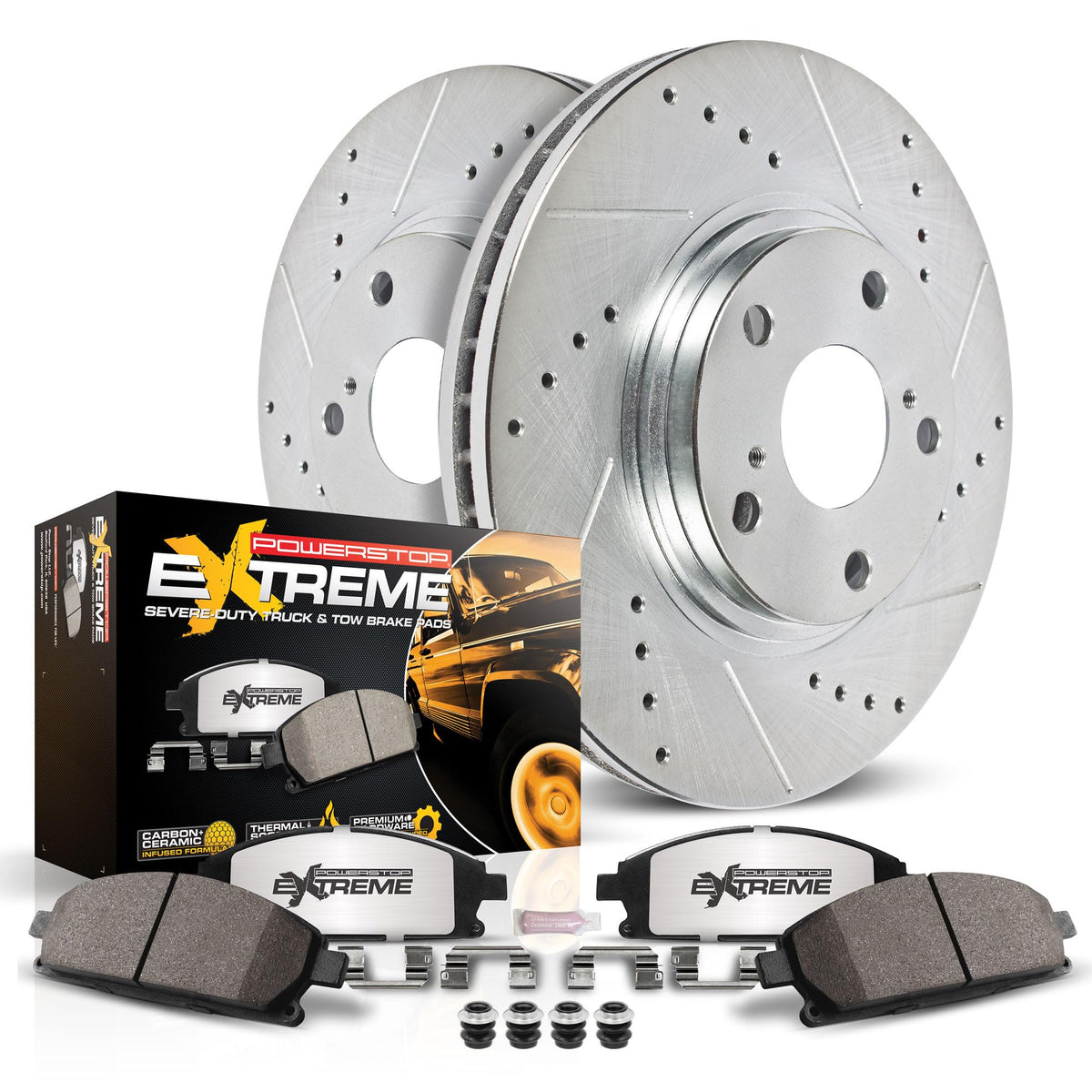 Front Brake Pad & Rotor Kit I821