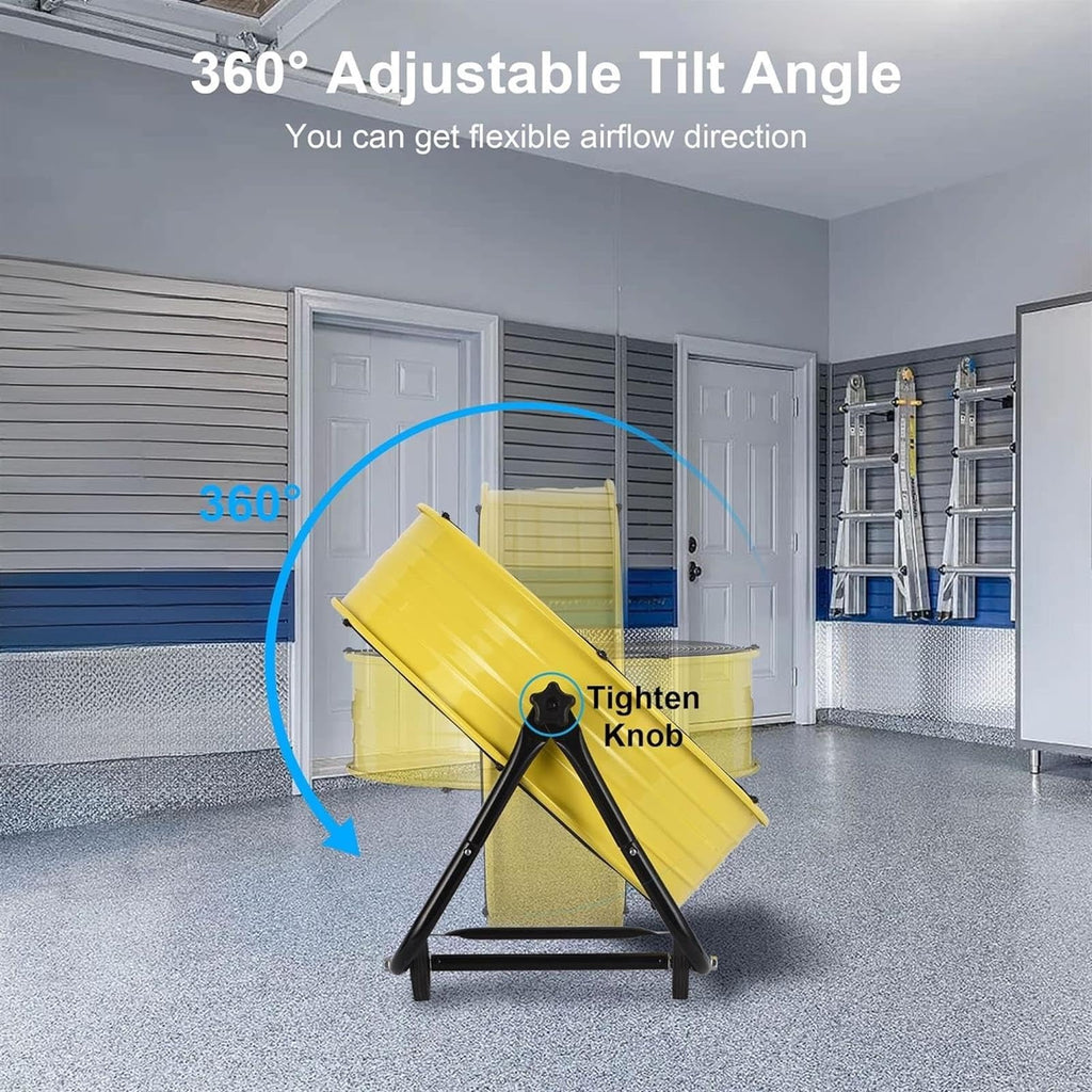 Heavy Duty 3-Speed 20in Floor Drum Fan H9365