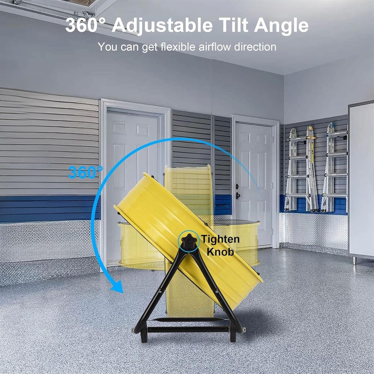 Heavy Duty 3-Speed 20in Floor Drum Fan H9365