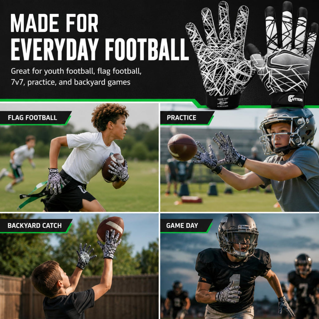 Football Gloves with Silicone Grip X18729