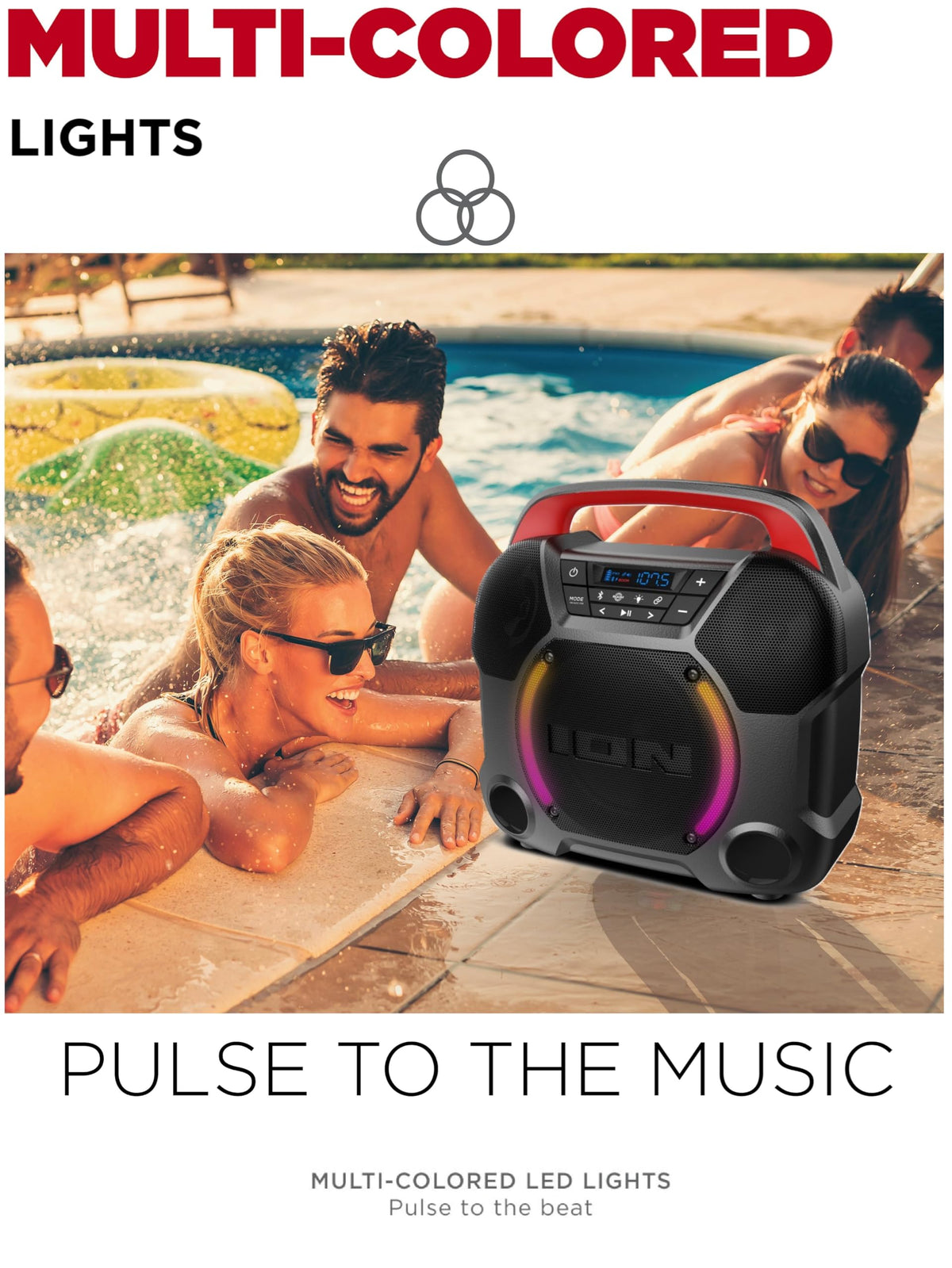 2 Pack Wireless Bluetooth Water-Resistant Speaker W3696