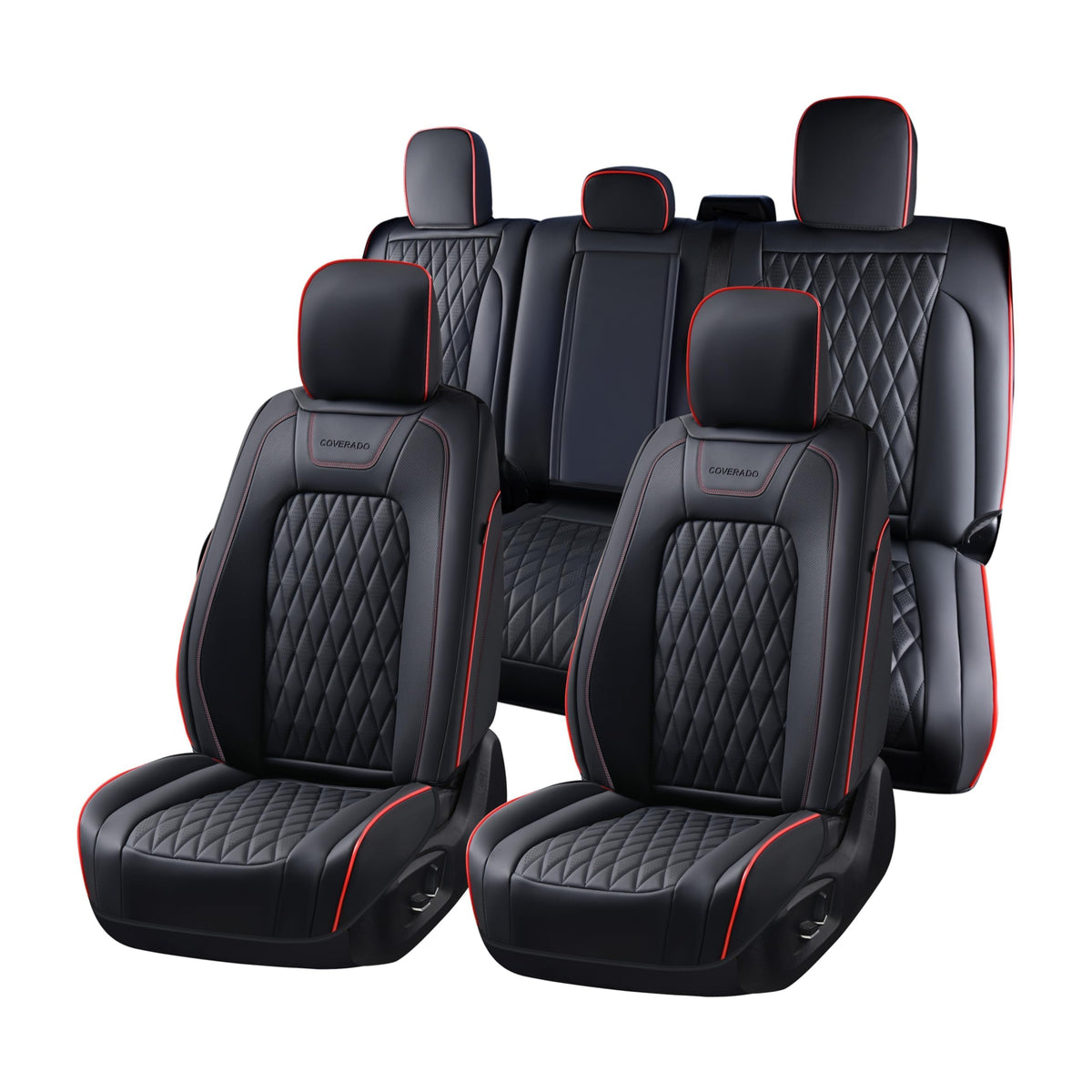 Leather Seat Covers Full Set Waterproof Custom Fit J9712