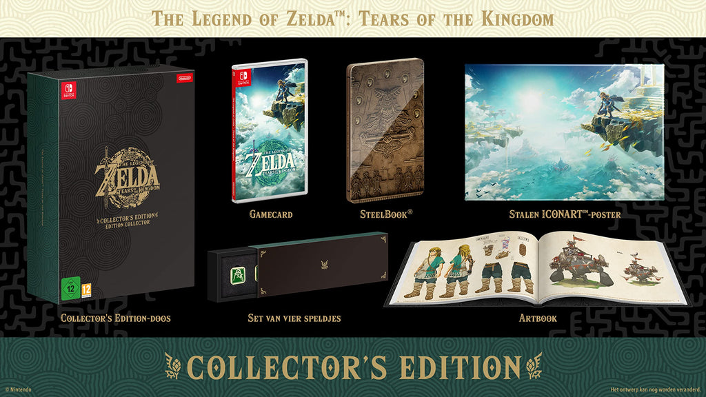 The Legend of Zelda: Tears of the Kingdom Collector's Edition Nintendo Switch O900
