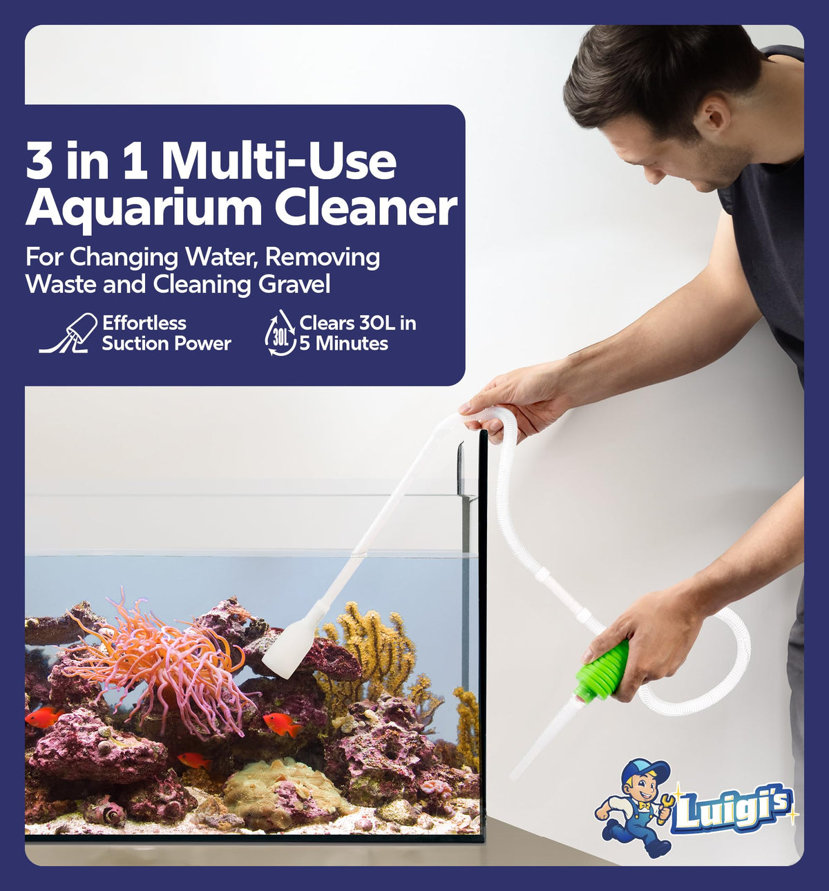 Gravel Vacuum Aquarium Cleaning Tools C287832