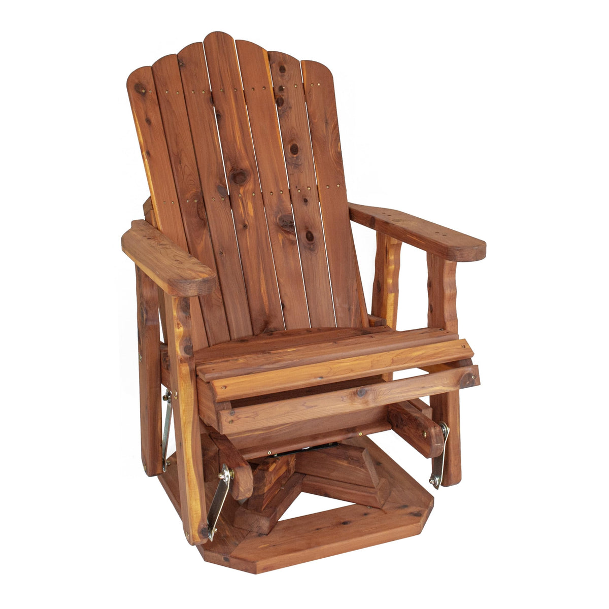23" Cedar Adirondack Swivel Glider H1395
