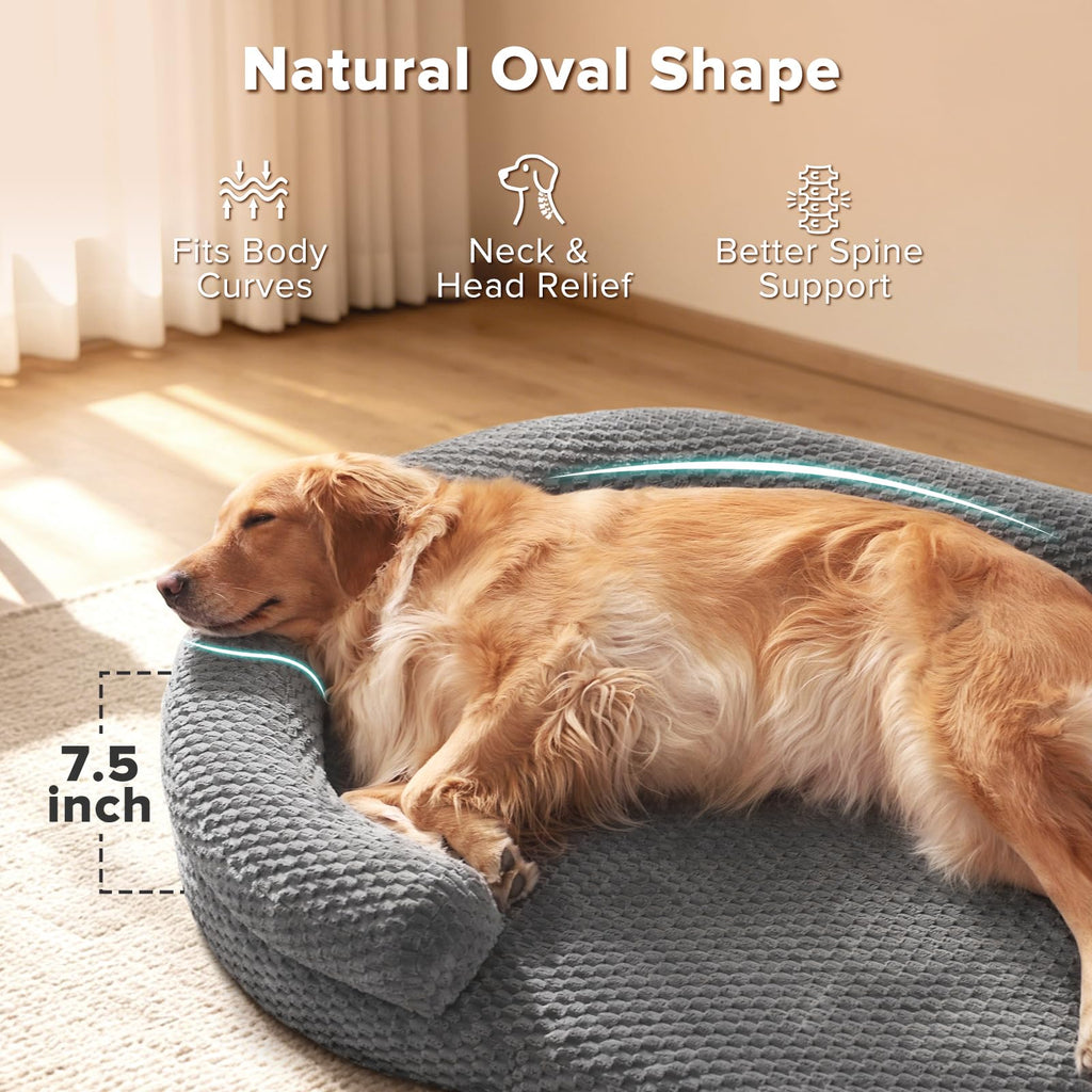 XL Washable Waterproof Orthopedic Dog Bed with Removable Cover S870