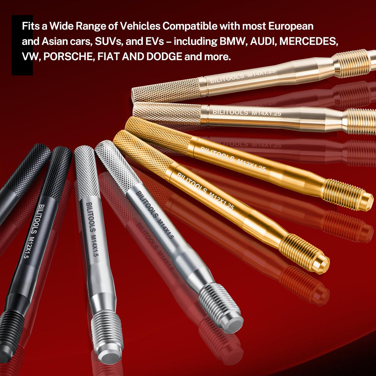 8 Piece Carbon Steel Wheel Hanger Alignment Pin Set X713316