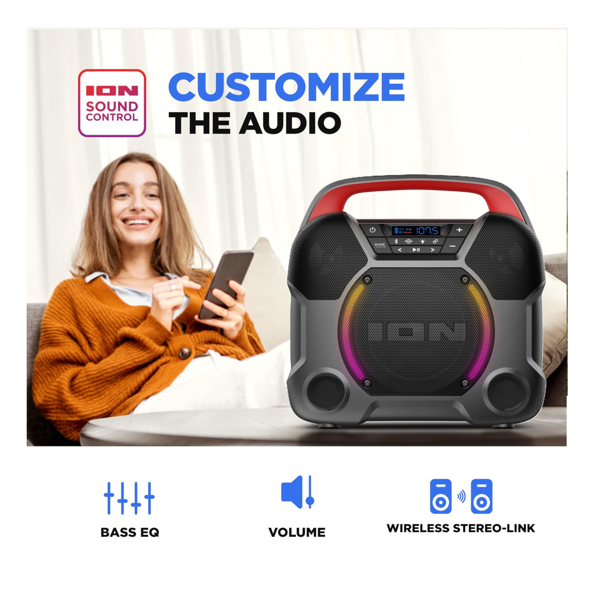 2 Pack Wireless Bluetooth Water-Resistant Speaker W3696