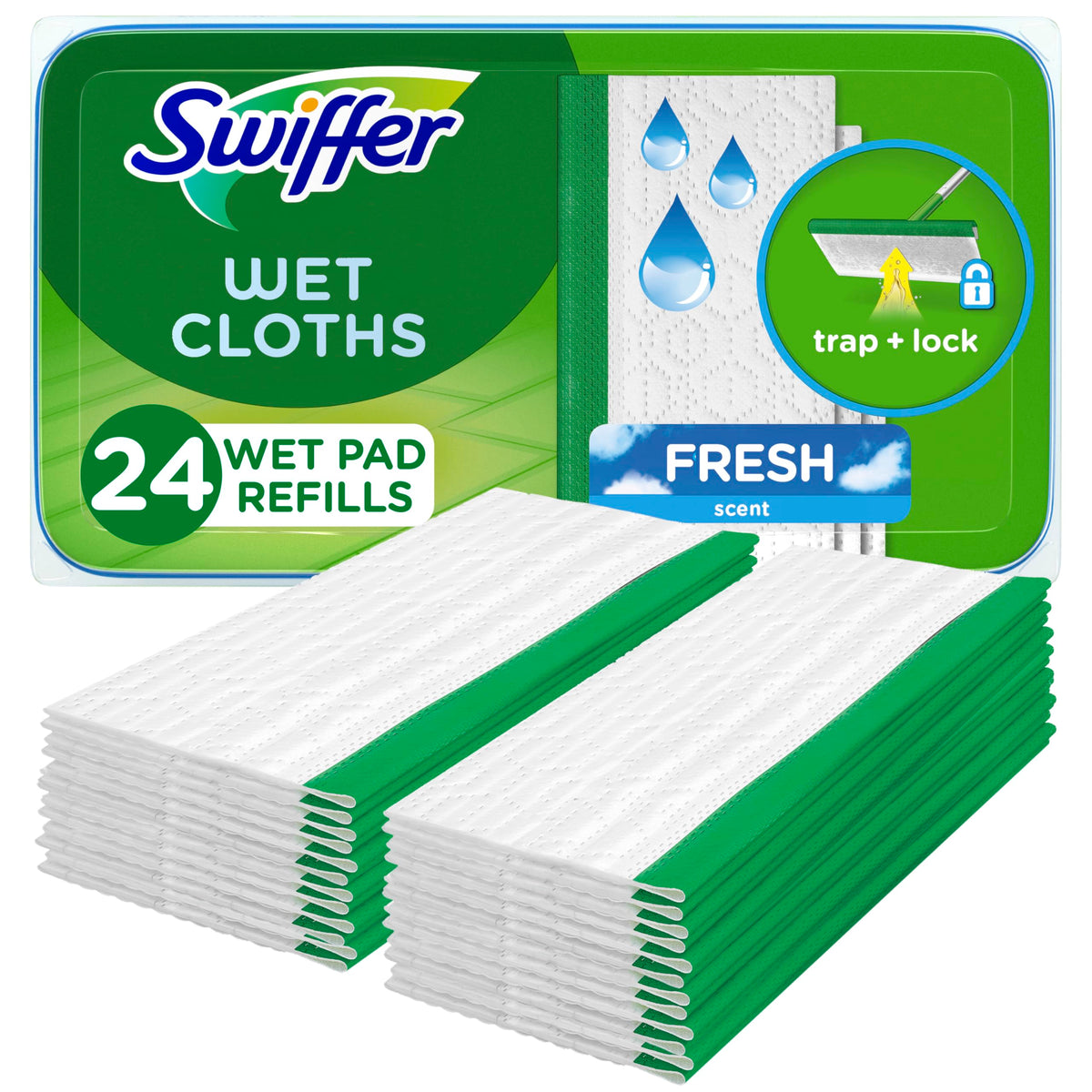 Wet Pads Refill Floor Cleaner 24ct X131