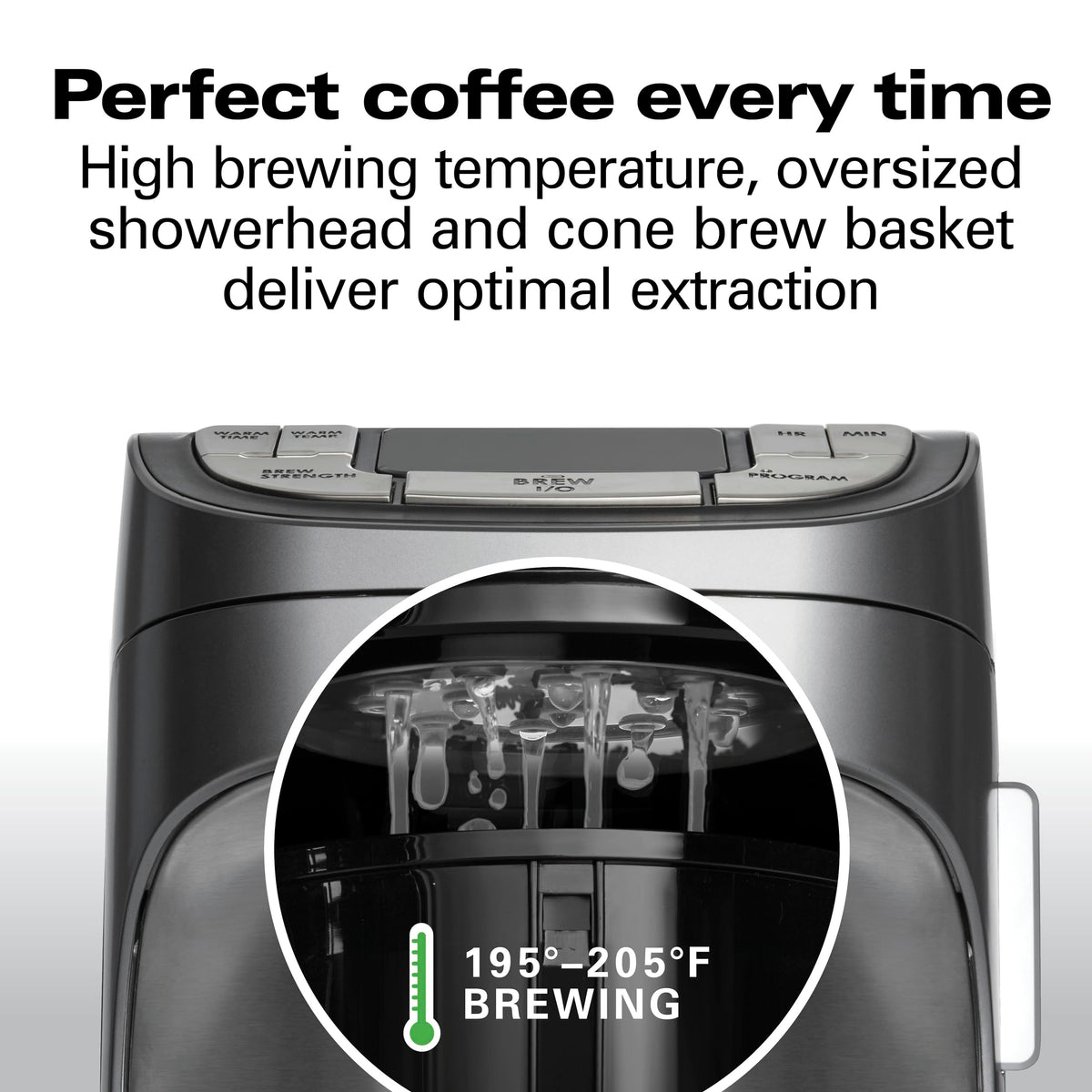 12 Cup Programmable Drip Coffee Maker F453