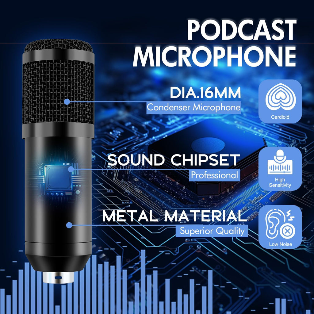 Podcast Equipment Bundle with Voice Changer L8810