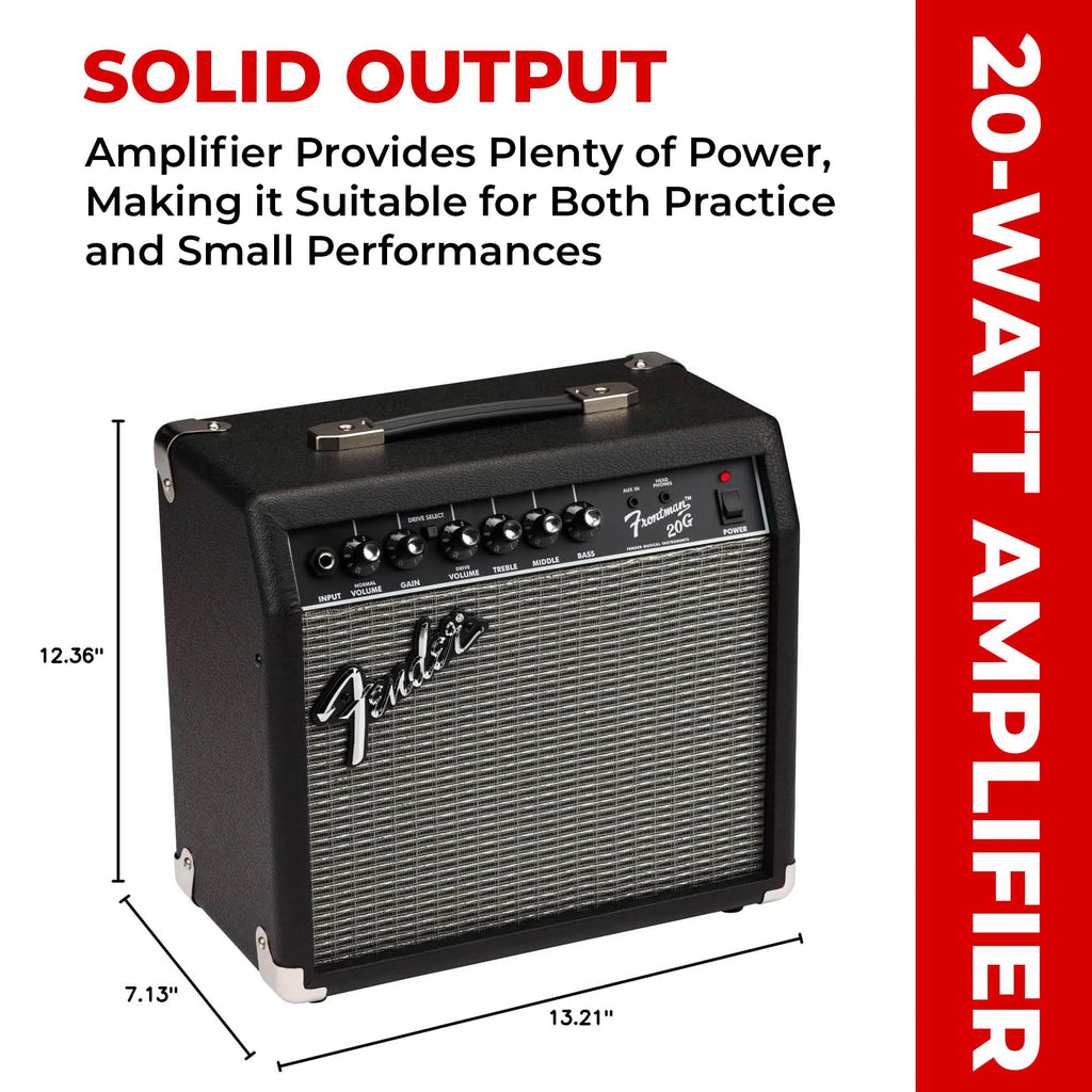 Black Guitar Combo Amplifier with Cable D922