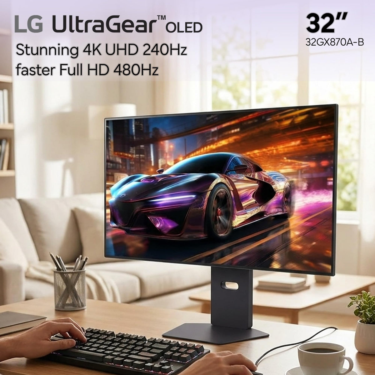 32" OLED Gaming Monitor Y77232