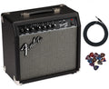 Black Guitar Combo Amplifier with Cable D922