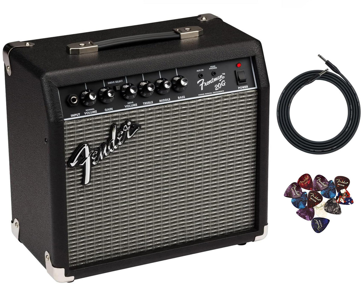 Black Guitar Combo Amplifier with Cable D922