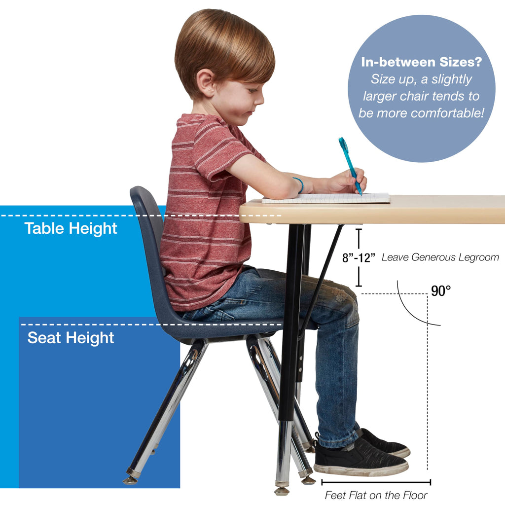 16" Light Gray School Stack Chair 2-Pack J629790