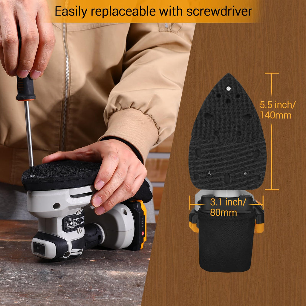 Cordless Detail Sander with Dust Collector E989