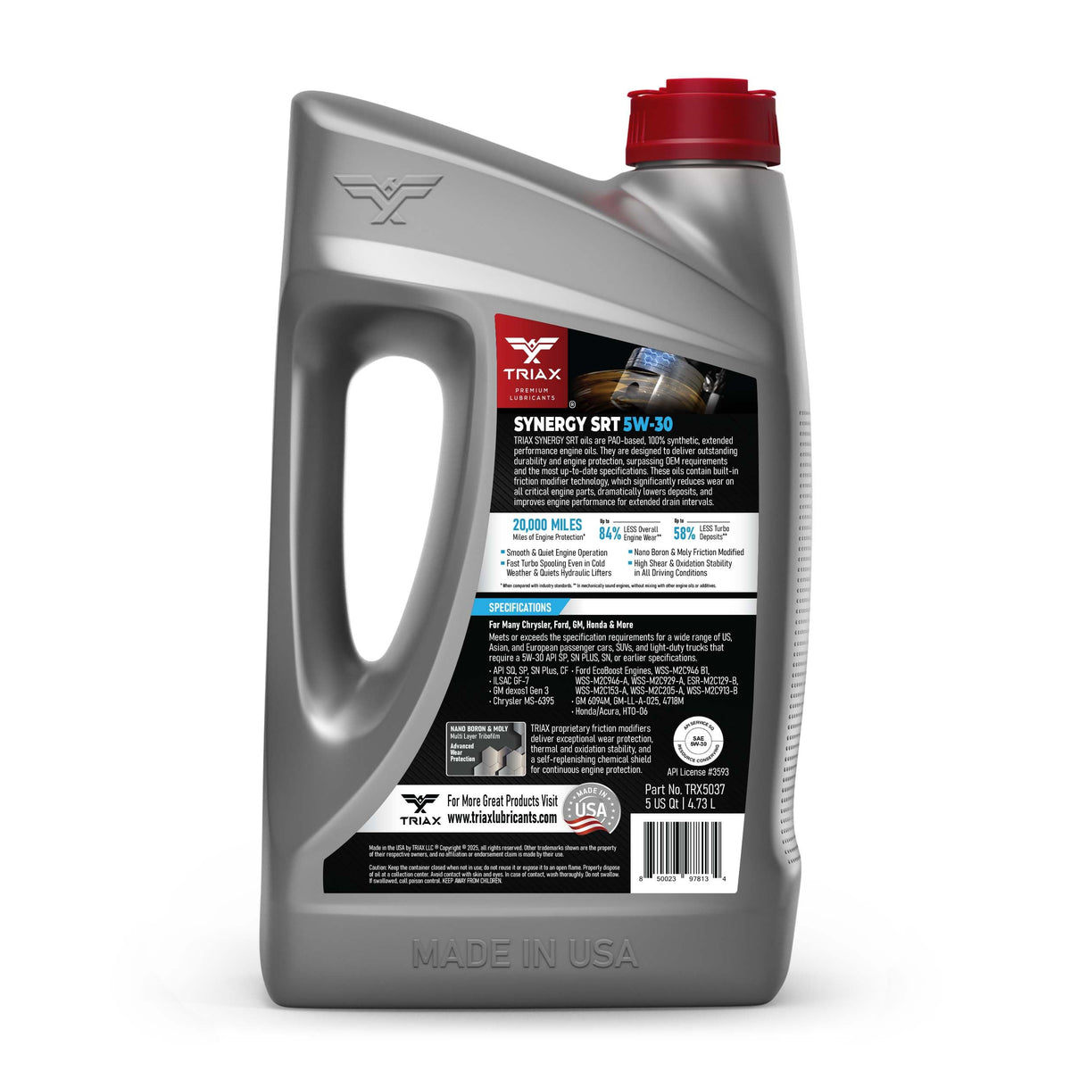 5W-30 Full Synthetic 5 Quart P785306