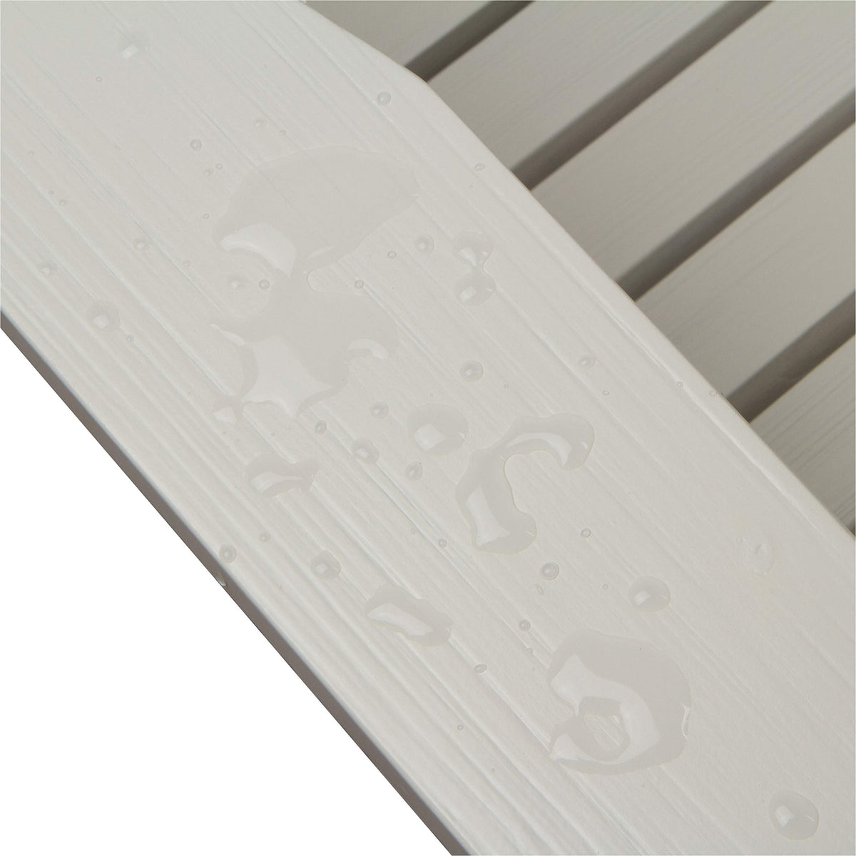 Light Ivory Wooden Outdoor Folding Chair L122700