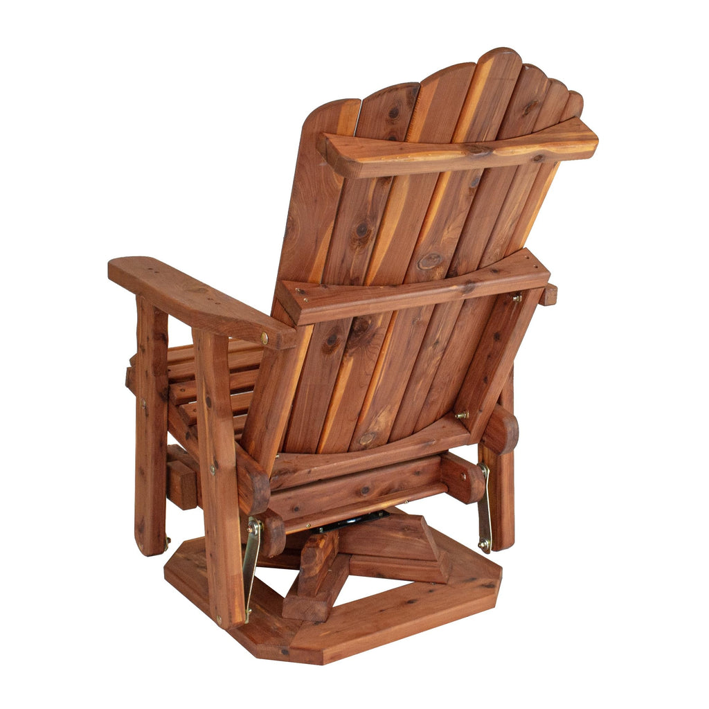 23" Cedar Adirondack Swivel Glider H1395