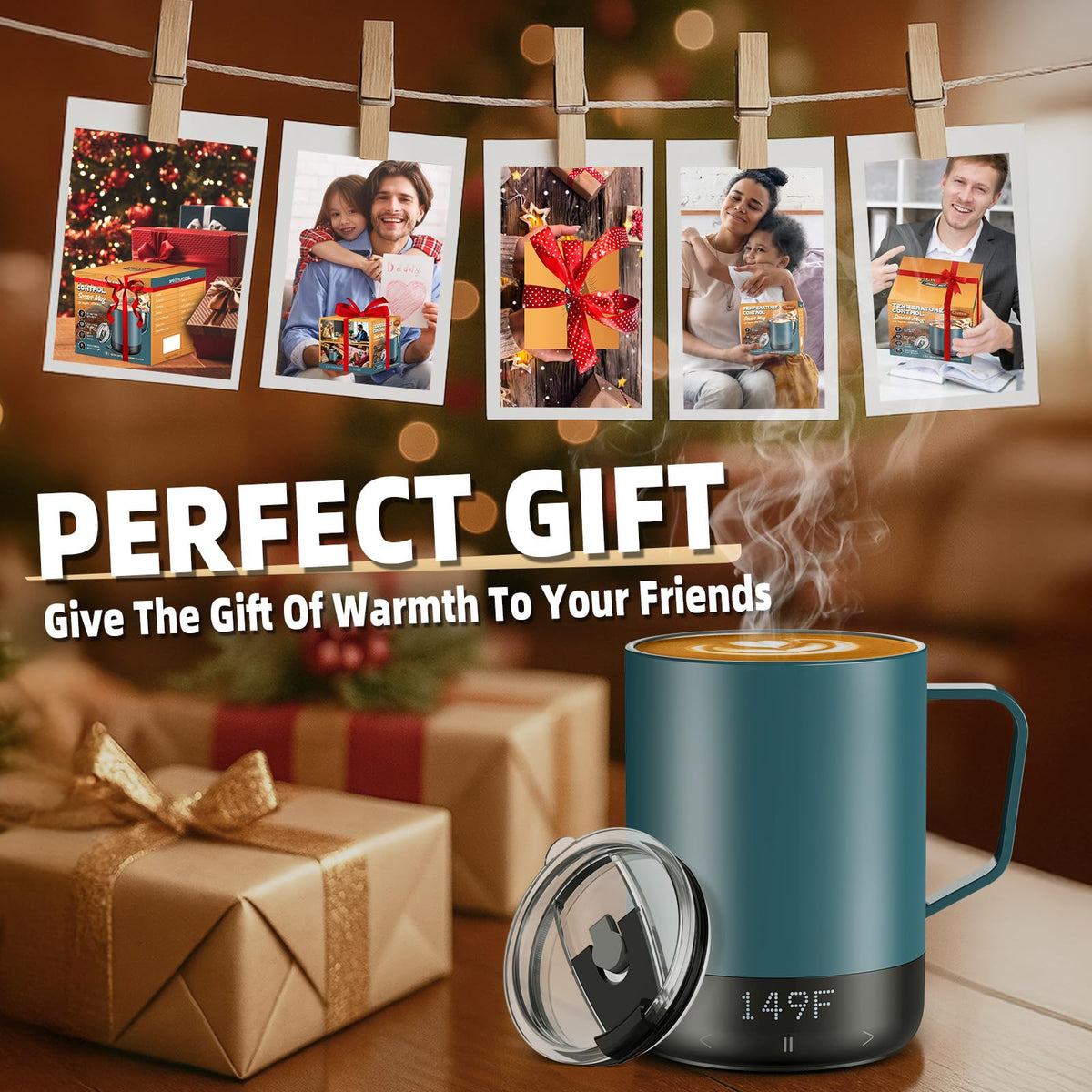 14 Oz Rechargeable Self Heating Coffee Mug G257842