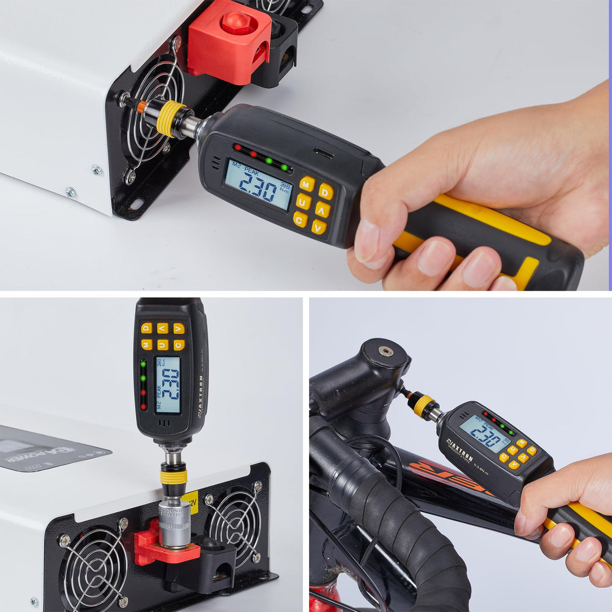 Digital Torque Screwdriver Set, 1/4" Drive, 38-Piece E238483