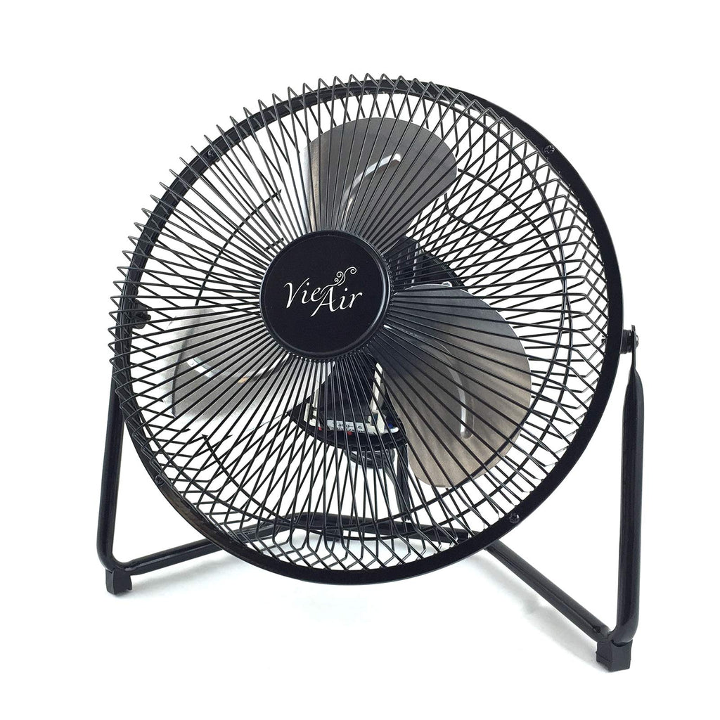 9" 3 Speed Tilting Metal Floor Fan C264